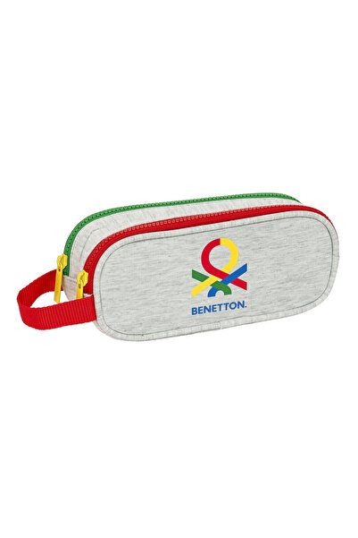 Benetton Geantă dublă Carry-all Pop Grey (21 x 8 x 6 cm)