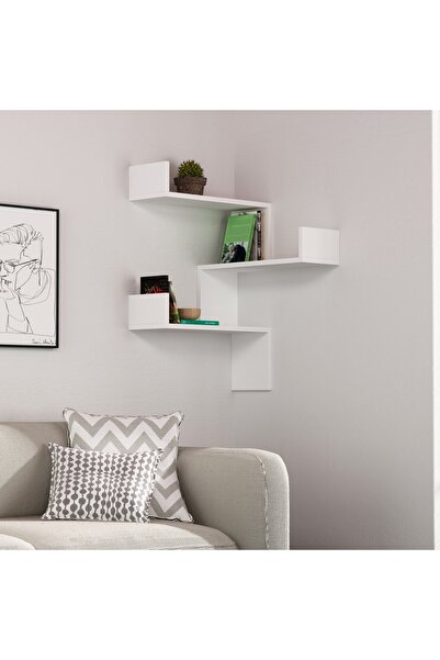 UnicUtil Rafturi perete, Vintage Touch, UnicUtil, 60 x 90 x 60 cm, Alb