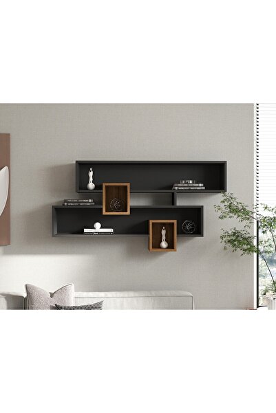 UnicUtil Rafturi perete, Pure Strength, UnicUtil, 120 x 75 x 22 cm, Nuc Gri