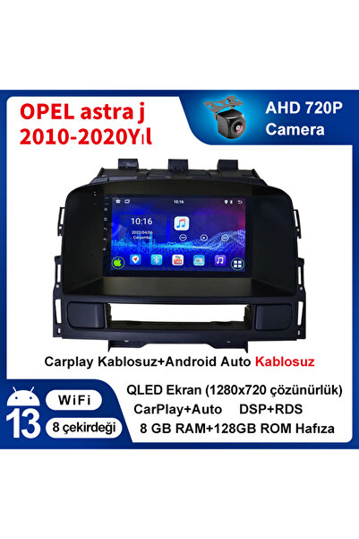 coni OPEL astra j 2010-2020Yıl 8GB Ram 128GB Rom Multimedya Kablosuz Carplay ...