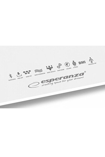 ESPERANZA Cântar inteligent pentru corp cu analiză a impedanței bioelectrice Bluetooth 180 kg