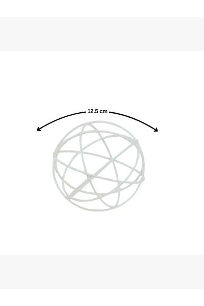 rexa Artwork - Spherical Shape, White, 12 cm - 2UU9-060