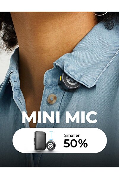 HollyLand LARK M2 Wireless Lavalier Microphone for iPhone, Android & Camera