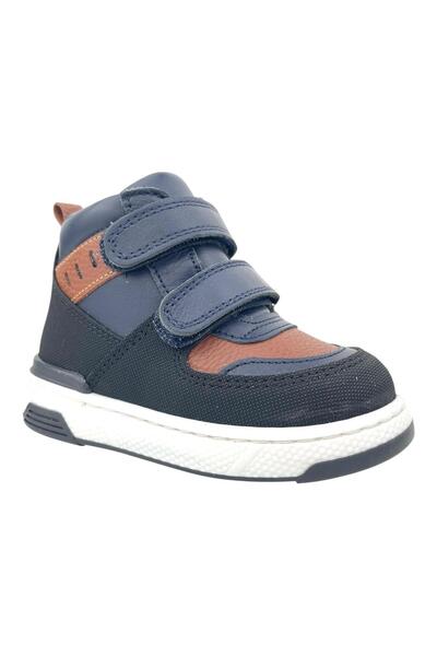 Nubebe Carlos Erkek Çocuk Deri Bot Lacivert