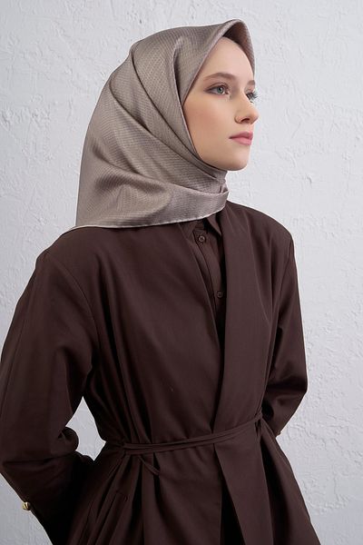 Armine Silk Scarf 9415D (Twi̇ll)-08
