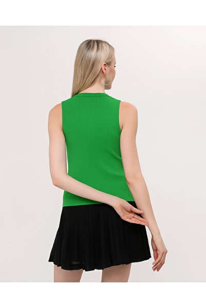 Kırçiçek Γυναικεία πλεκτή μπλούζα με λαιμόκοψη