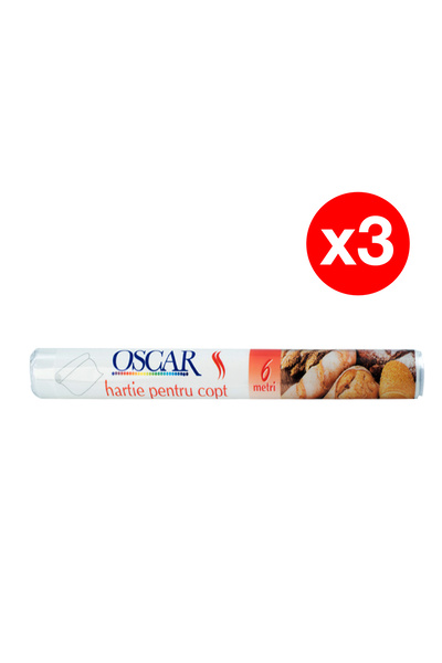 Oscar – Baking Paper – 38cm x 6m – 3 Rolls x 16 Sets