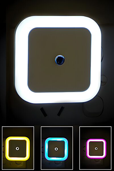 Kacar 1W Fişli Fotoselli Gece lambası Pembe Renk