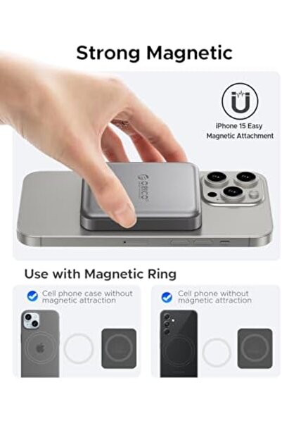 Orico 2TB Magnetic External SSD Memory, 4K ProRes HDR Record and Store, Portable Solid State Drive,