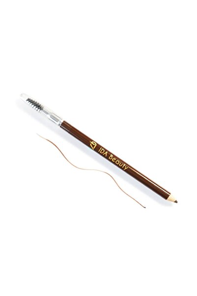 IDA Beauty Double-Sided Wooden Eyebrow Pencil - Smudge-Proof, Cruelty-Free (Brown Bistre, 1.3g)