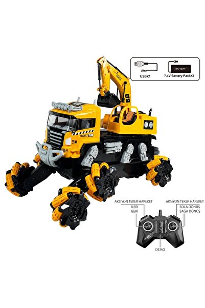 SUDESA OYUNCAK VARDEM ŞARJLI UZAKTAN KUMANDALI ROVER 6 TEKER KEPÇE - KAMYON 666-826A / 666-829A