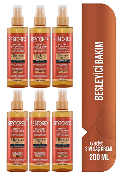 Restorex 7 Balsam lichid de îngrijire nutritivă 6X200 ml