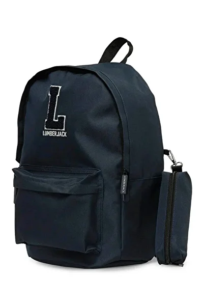 lumberjack حقيبة ظهر رجالية من Oxford Ljk Bpck 5Pr باللون الأزرق الداكن A102033472