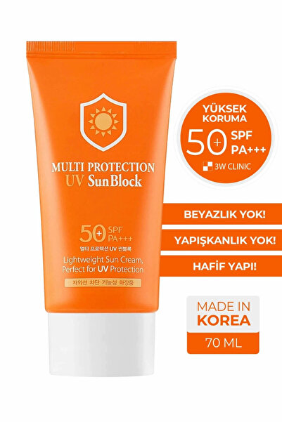 clinicus Kore 3W Clinic Yüksek Koruma Sağlayan Ince Yapıda Spf50+ Güneş Kremi