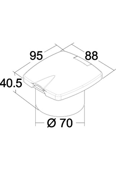 Tiger New Edge Shower Box with Hose made of Nylon