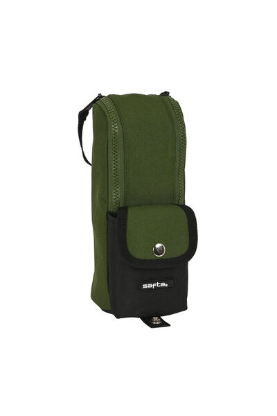 safta Geantă școlară Pădure închisă Negru Verde 6 x 21 x 6 cm