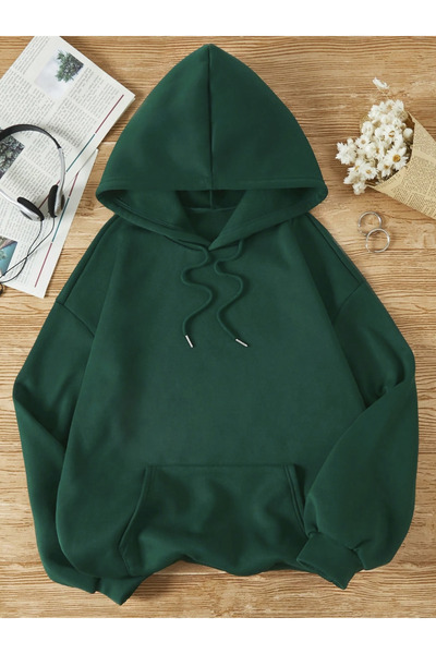 COHERENT Unisex Men/Women Colorful You Custom Printed Cotton Oversize Hooded Sweatshirt