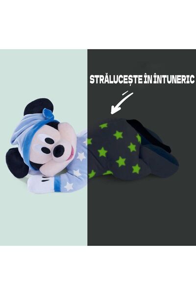 Disney Plush toy, Mickey Mouse, with phosphorescent stars 30CM and 1 sticker