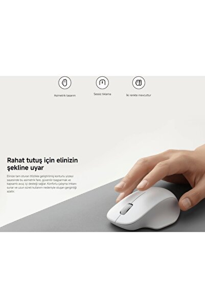 Xiaomi Kablosuz Fare WIRELESS Mouse COMFORT EDITION BLACK