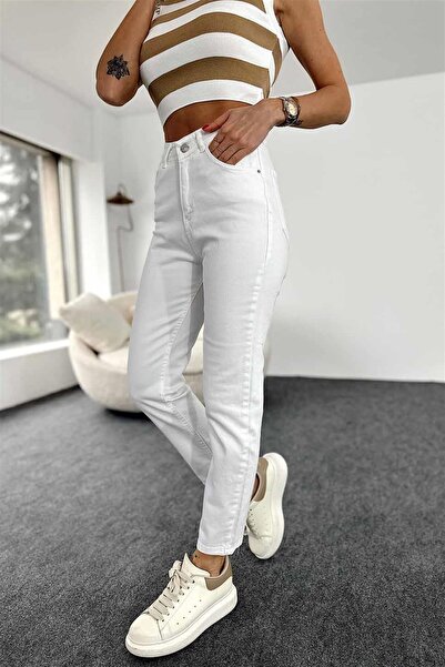 kleshus Star All Blue Off-White Jean Trousers (no see-through)