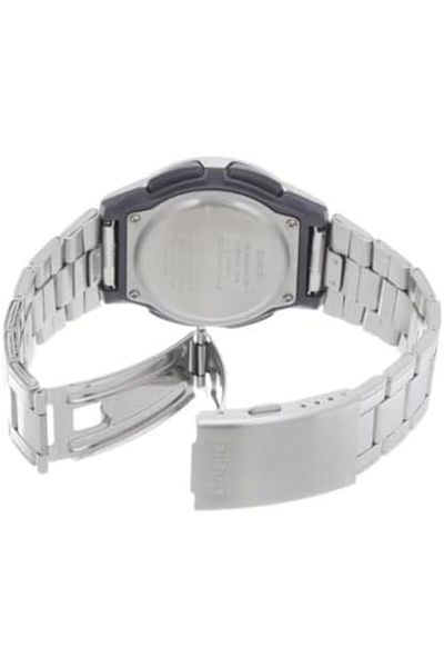 Casio Men's Black Dial Stainless Steel