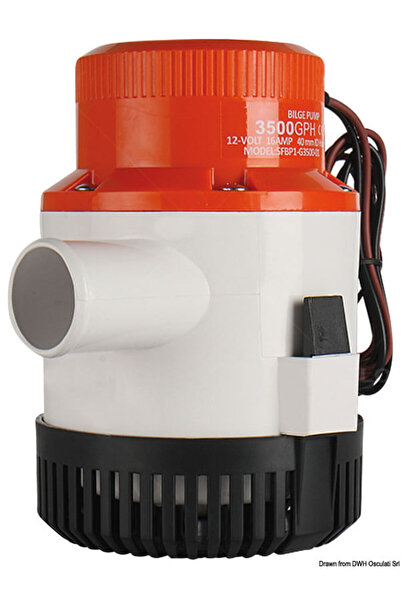 OSCULATI Pompă de santină submersibilă Maxi 12-24 V