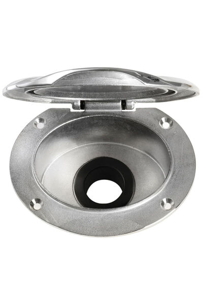 Elissa Deck Shower Keji II with White Nylon Hose