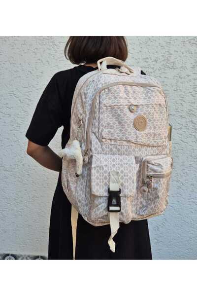 yuzuco Ultra Light Multi-Pocket Waterproof Backpack Unisex (Model: B571-1K)