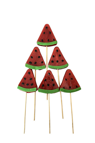 HASEL Karpuz Dilimi Şekilli Sosyete Şekeri Paketi- 50 ADET LOLİPOP