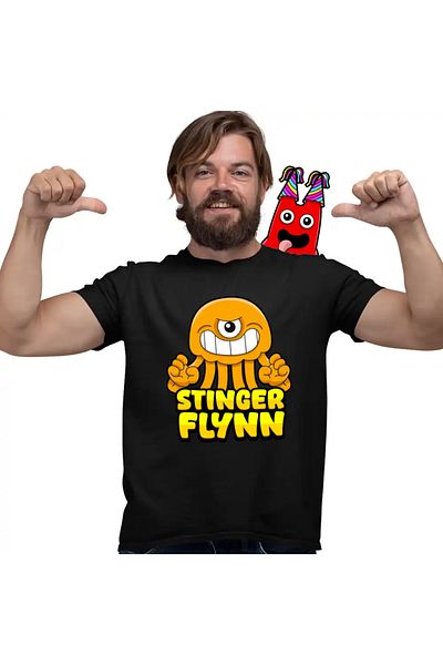 OEM Men's T-Shirt Banban Stinger Flynn Octopus