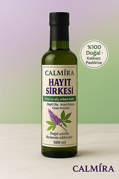 CALMİRA Hayıt Sirkesi 500 ml "Hayıt Otu - Aslan Pençesi - Civan Perçemi" Kadınlara Özel