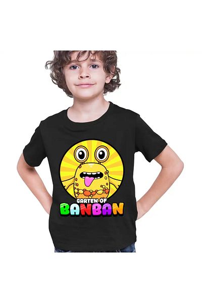 OEM Kids Boys' T-Shirt Banban's Garden Yellow Mars