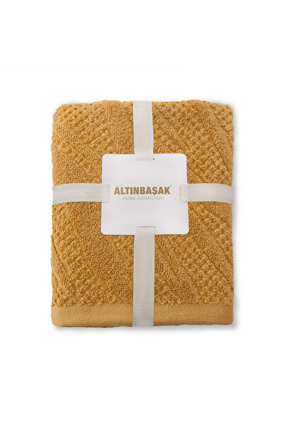 Altınbaşak Kali 100% Cotton 2-Piece Hand Towel Set 50X90 Mustard