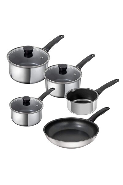 Kuhn Rikon Cookware set, stainless steel, 5 pieces, Kuhn Rikon, Classic