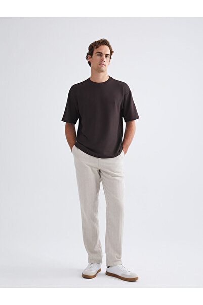 LC Waikiki Rmz Gi̇yi̇m Farkiyla Standardfit Linen Blend Men's Trousers