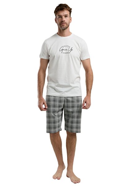 Arnetta Ανδρικό κοντομάνικο κοστούμι πιτζάμα Battal 3346