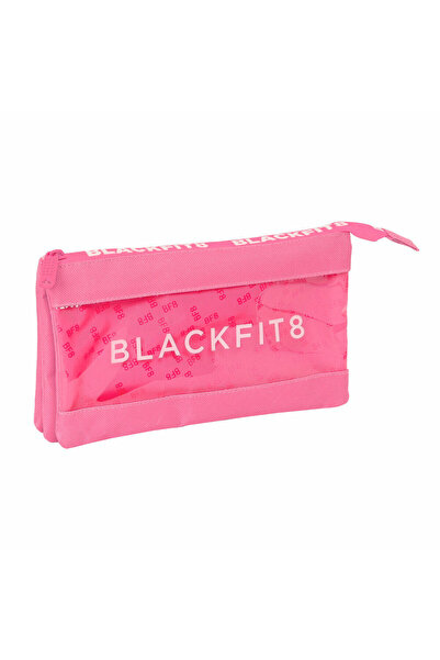Blackfit8 Geantă triplă Carry-all roz strălucitor (22 x 12 x 3 cm)