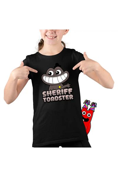 OEM Banban Sheriff Toadster Kids Girls T-Shirt