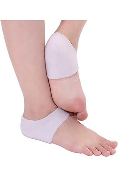 SİLİCON جوارب كعب جل السيليكون المرطب للعناية ببشرة القدم المتشققة