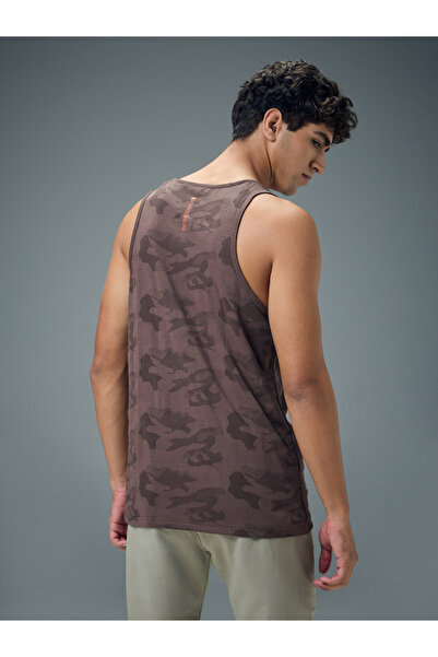 Technosport By Styli Men Jacquard Slim Fit Tank