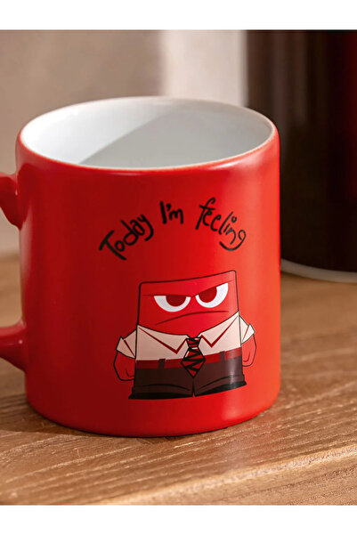 LC Waikiki Lcw Home Mixed Reverse Face Printed Ceramic Mug 320 ml