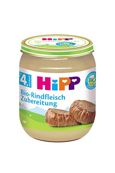 Hipp Piure cu carne de vita Bio 125g