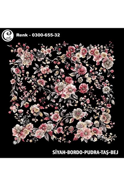 Cenk Desenli Oyalık Yazma - 0300-655