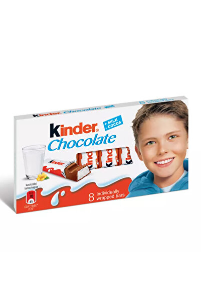 Kinder Batoane de ciocolata cu lapte Chocolate, cu crema de lapte, ambalate individual 100g