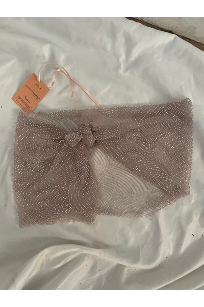 Nurcanilirboutique mermaid mini özel kristal taşlı pareo