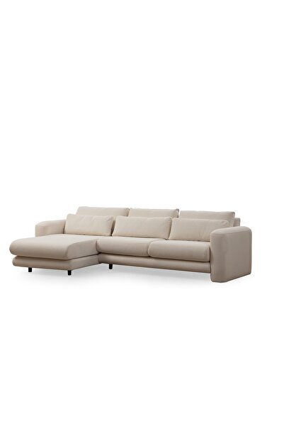 Vivense LİLLY BUKLET KÖŞE KOLTUK, BEYAZ, SOL KÖŞE