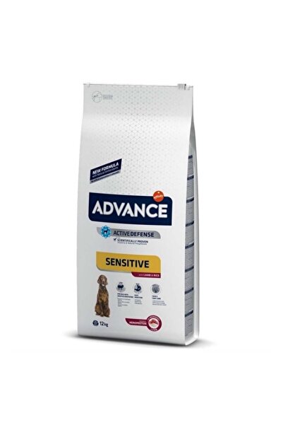 Advance Sensitive Kuzu Etli Pirinçli Yetişkin Köpek Maması 12kg