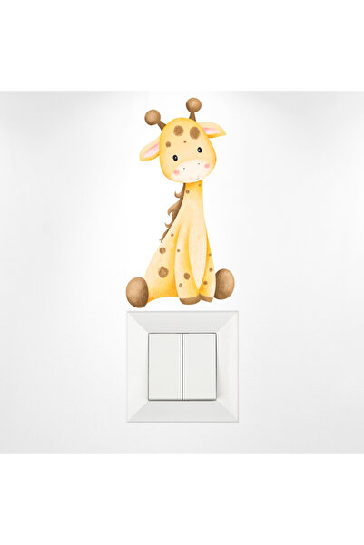 Bimotif Priz sticker 10x15 cm, Zürafa