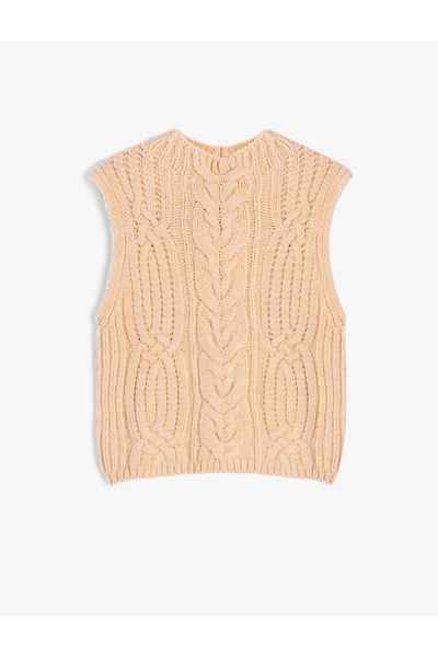 Koton Pulovere din tricotaje texturate fără mâneci