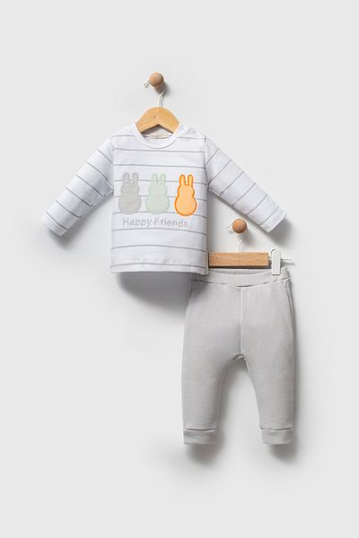 Bip Baby Happy Friends Line Printed Two-String Double Suit